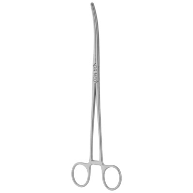 Hemostatic forceps, Rochester-Pean, curved L- 25 cm