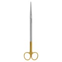 Metzenbaum scissors with TC, blunt/blunt, straight, L- 23 cm