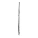 Tissue tweezer Semken, 1x2 teeth, straight, L- 20 cm