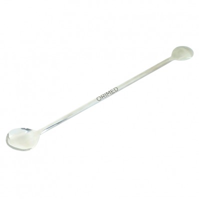 Laboratory spoon, double-sided, 45 x 35 mm/25 x 20 mm, L- 25 cm 