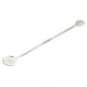 Laboratory spoon, double-sided, 45 x 35 mm/25 x 20 mm, L- 25 cm 