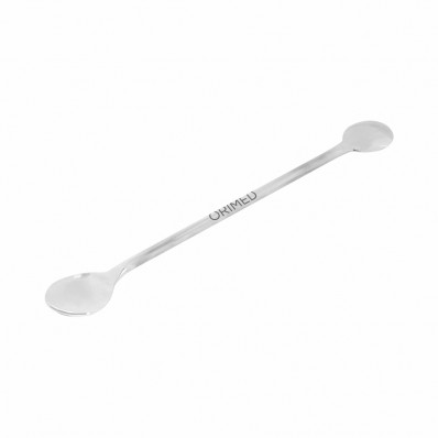 Laboratory spoon, double-sided, 30 x 25 mm/17 x 17 mm, L- 18 cm