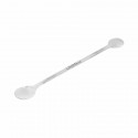 Laboratory spoon, double-sided, 30 x 25 mm/17 x 17 mm, L- 18 cm