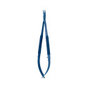 Microsurgical Westcott scissors, curved, L- 14.5 cm, titanium