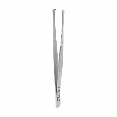 PĘSETA CHIRURGICZNA STANDARD - Prosta, ząbki 3x4, dł. 16 cm