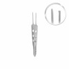 PĘSETA CHIRURGICZNA BISHOP-HARMAN - Prosta, ząbek 1x2, dł. 9.5 cm