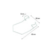 Barraquer eye speculum, size 8x28x40 mm