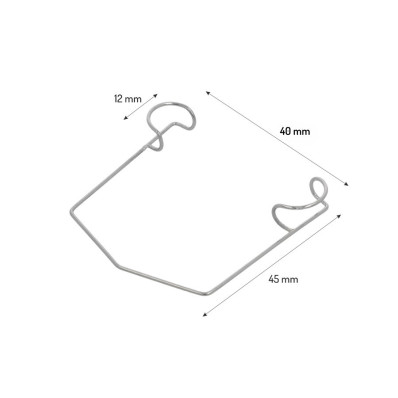 Barraquer eye speculum, size 12x40x45 mm