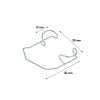 Barraquer eye speculum, size 12x30x35 mm