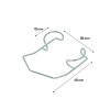 Barraquer eye speculum, size 16x30x40 mm
