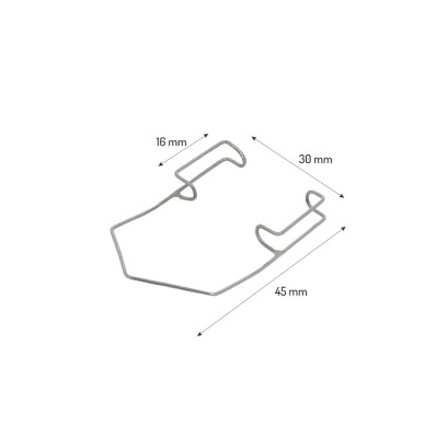 Barraquer eye speculum, size 16x30x45 mm