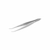 Graefe eye tweezers, smooth, curved, L- 9.5 cm