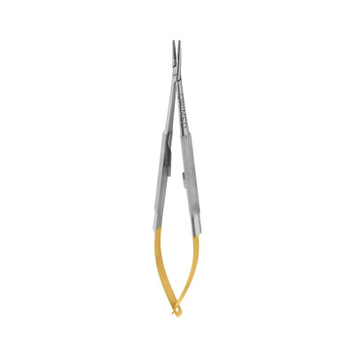 Barraquer needle holder, L- 14 cm, with TC