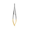 Barraquer needle holder, L- 14 cm, with TC
