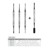 Raspators, 3 pcs set + 1 pc free, black ceramic coated