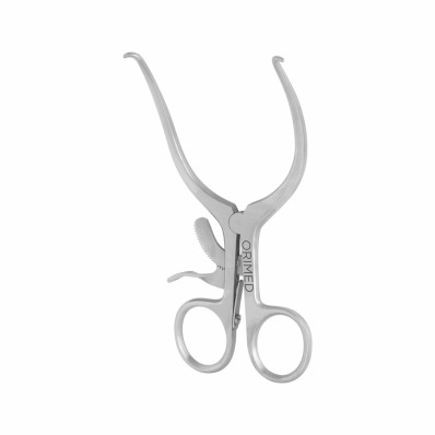 Retractor Volkmann, sharp, 1-pronged, L- 16 cm
