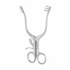 Weitlaner retractor, sharp, 3x4 prongs, L- 16.5 cm