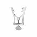 Allport retractor, sharp, 4x4 prongs, L- 9.5 cm