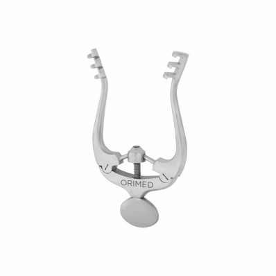 Retraktor JANSEN - tępy, 3x3 zęby, dł. 10 cm